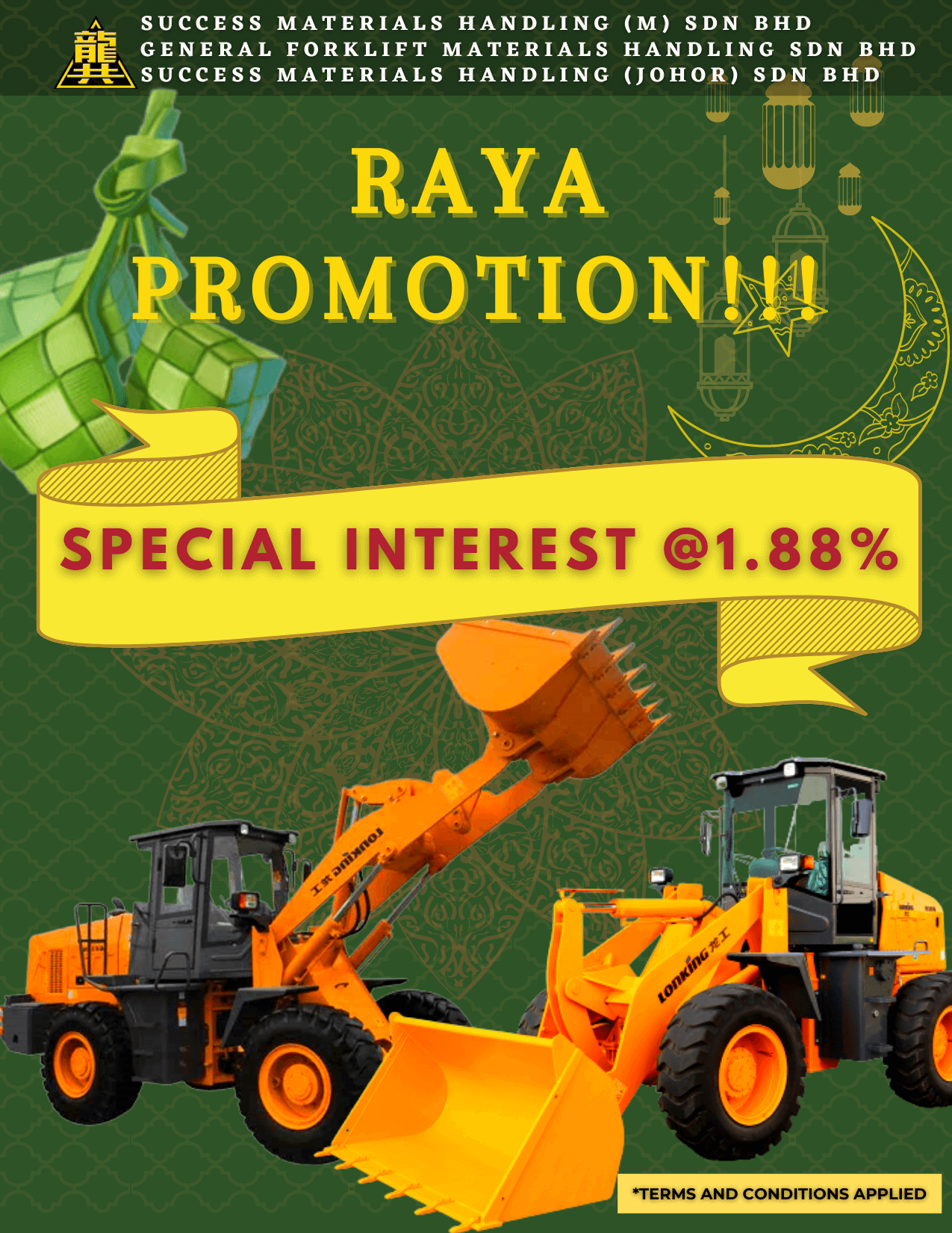 Popup about Success Material Promotion Banner for Raya